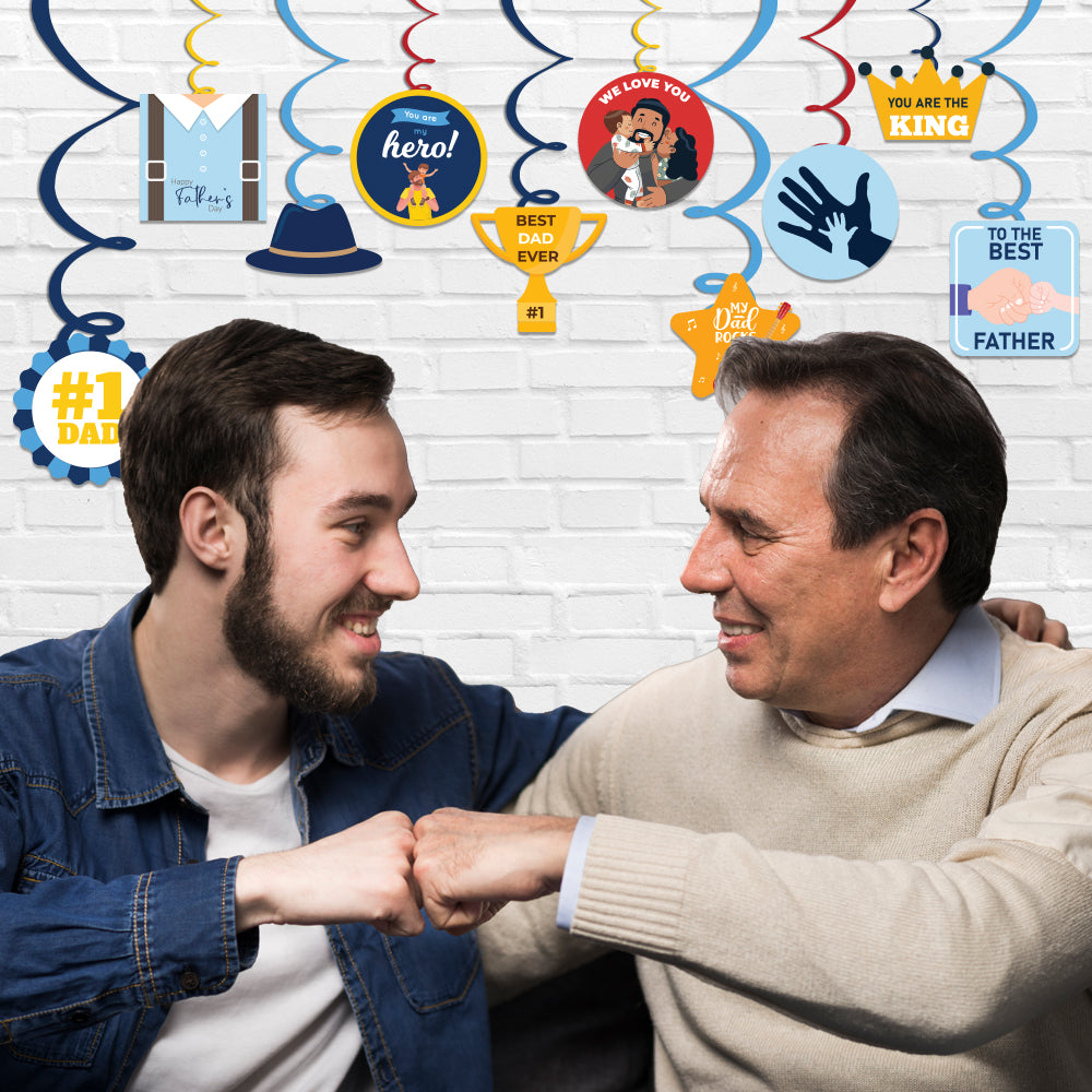 Hanging Swirls For Father's Day