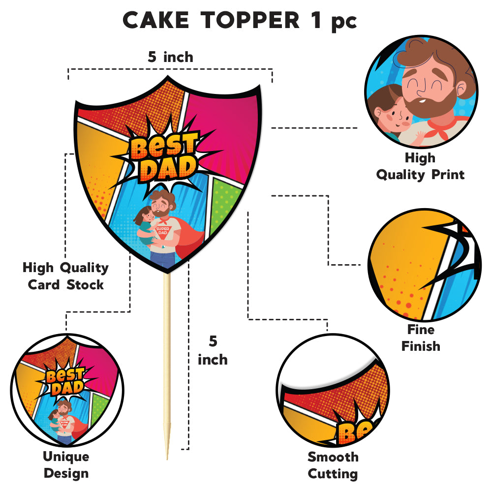 Best Dad Cake Topper