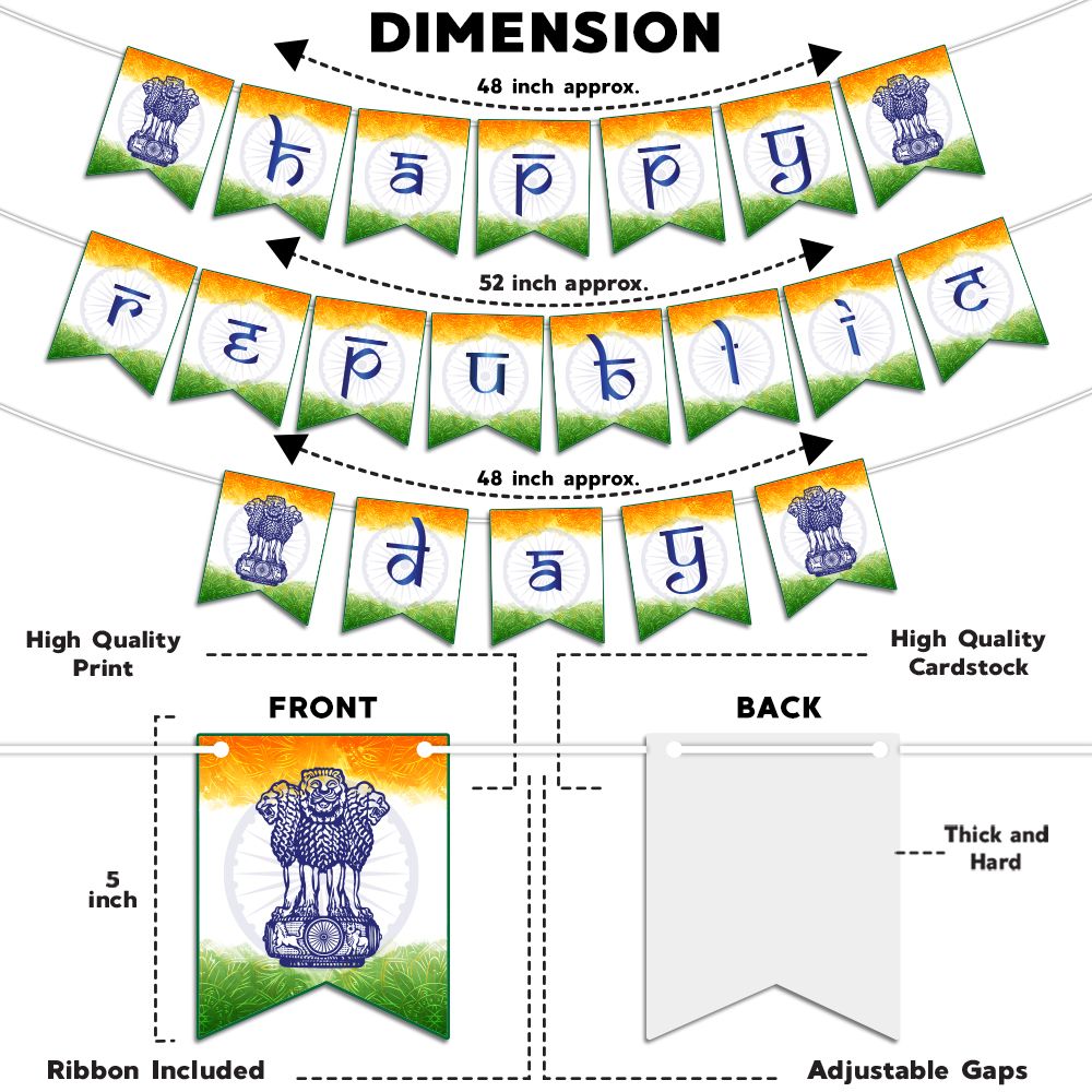 Happy Republic Day Banner (Design 2)
