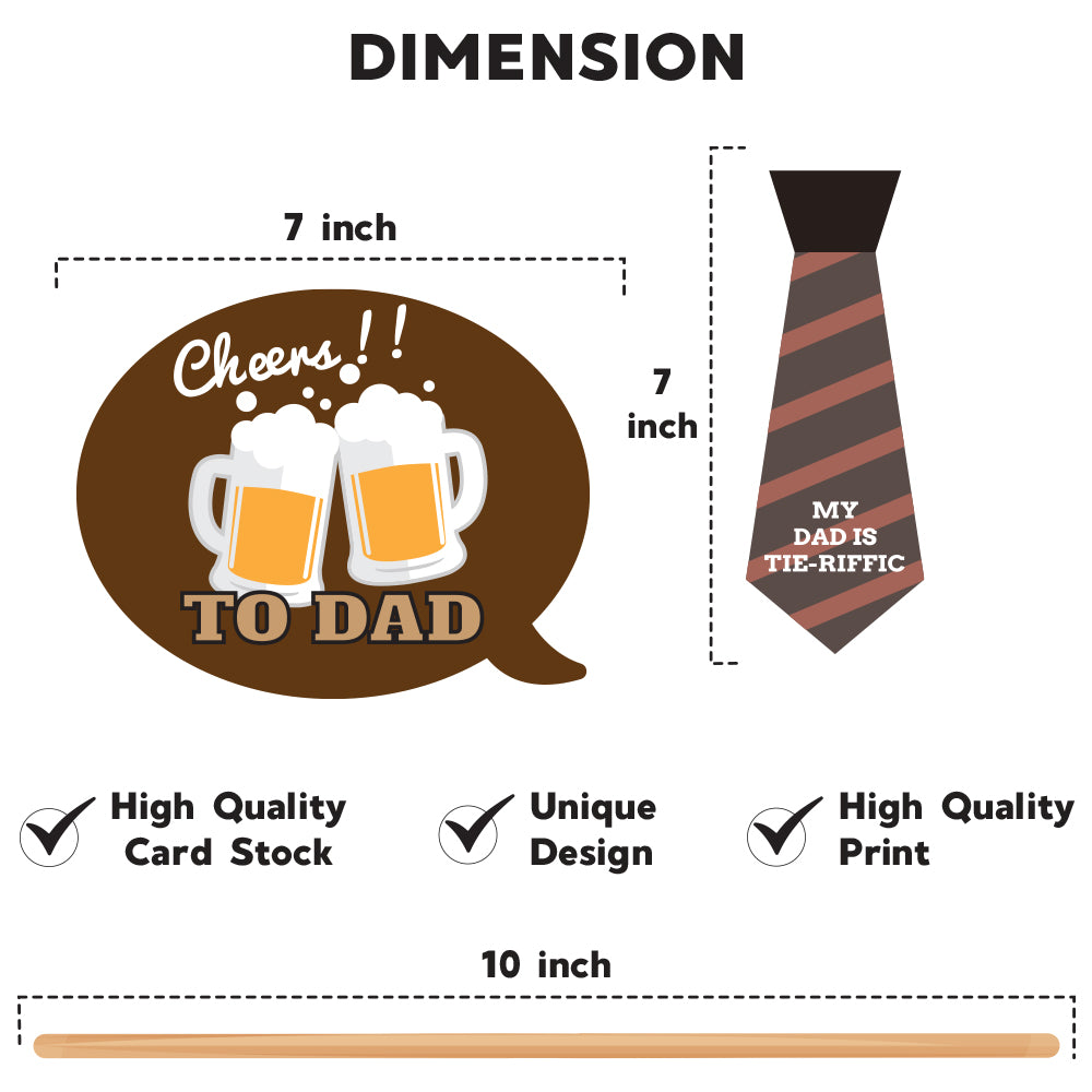 Photobooth Props For Father's Day