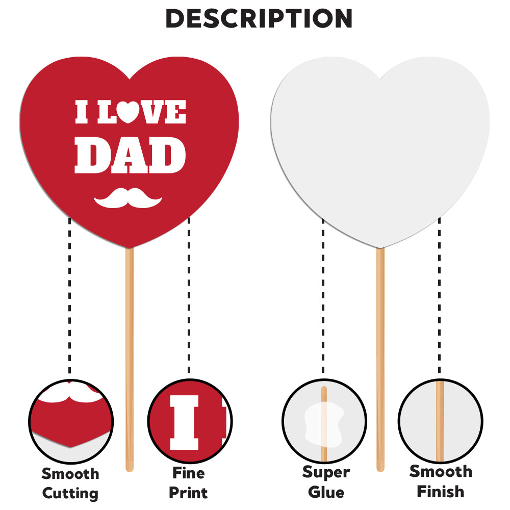 Photobooth Props For Father's Day