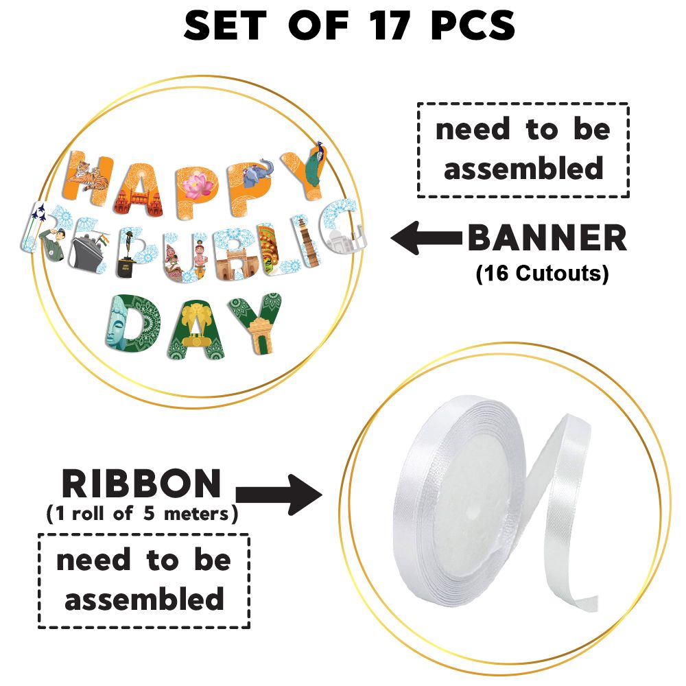 Happy Republic Day Banner (Design 1)