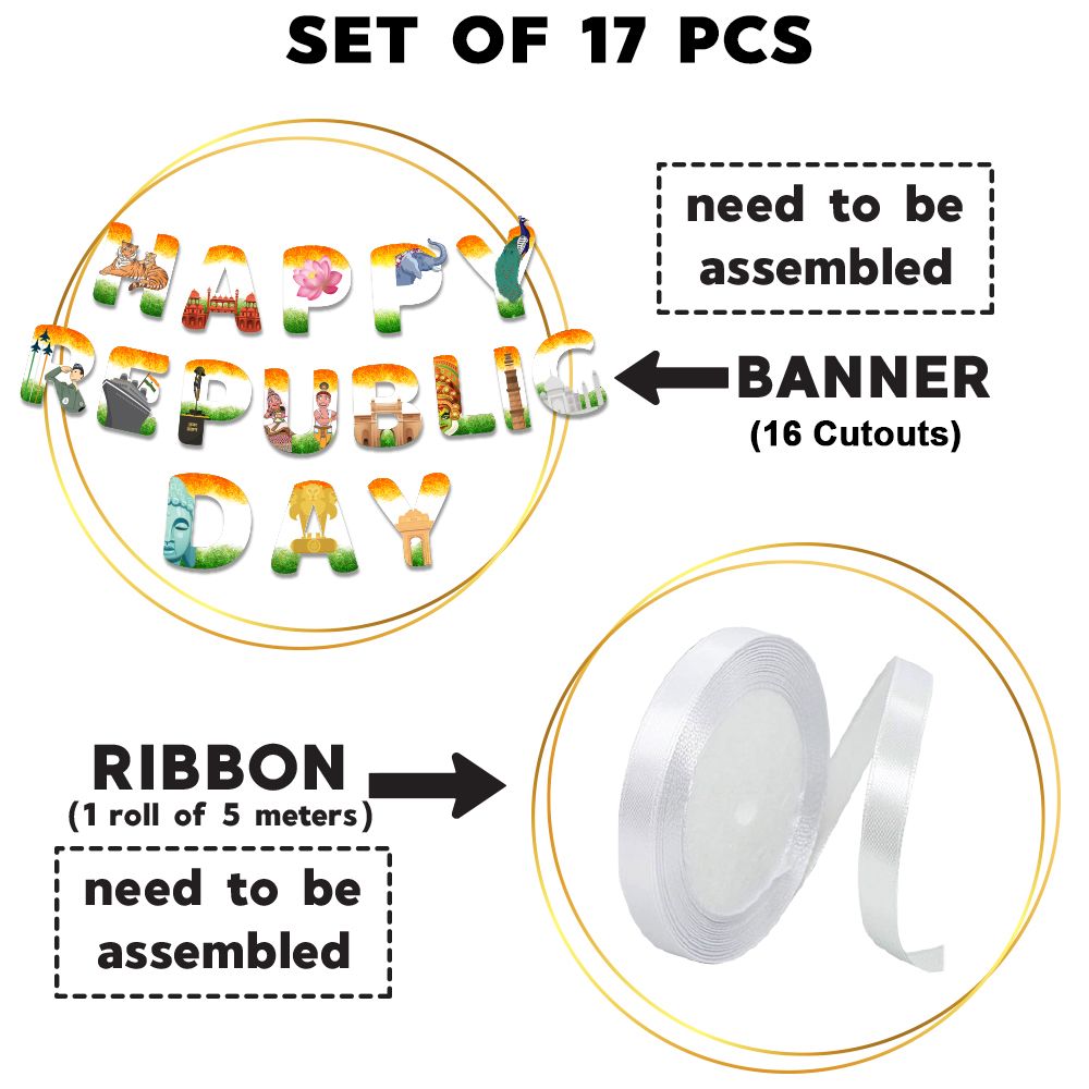 Happy Republic Day Banner (Design 3)