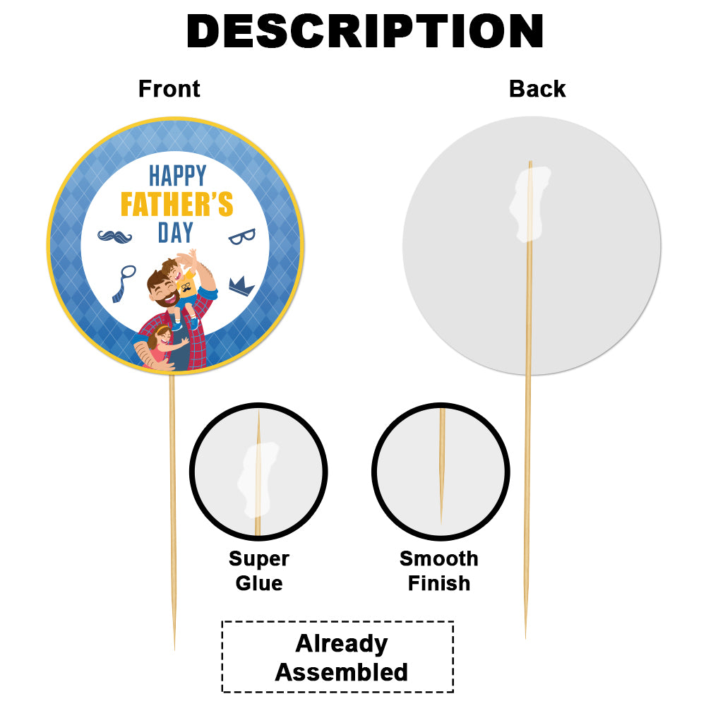 Happy Father's Day Cake Topper