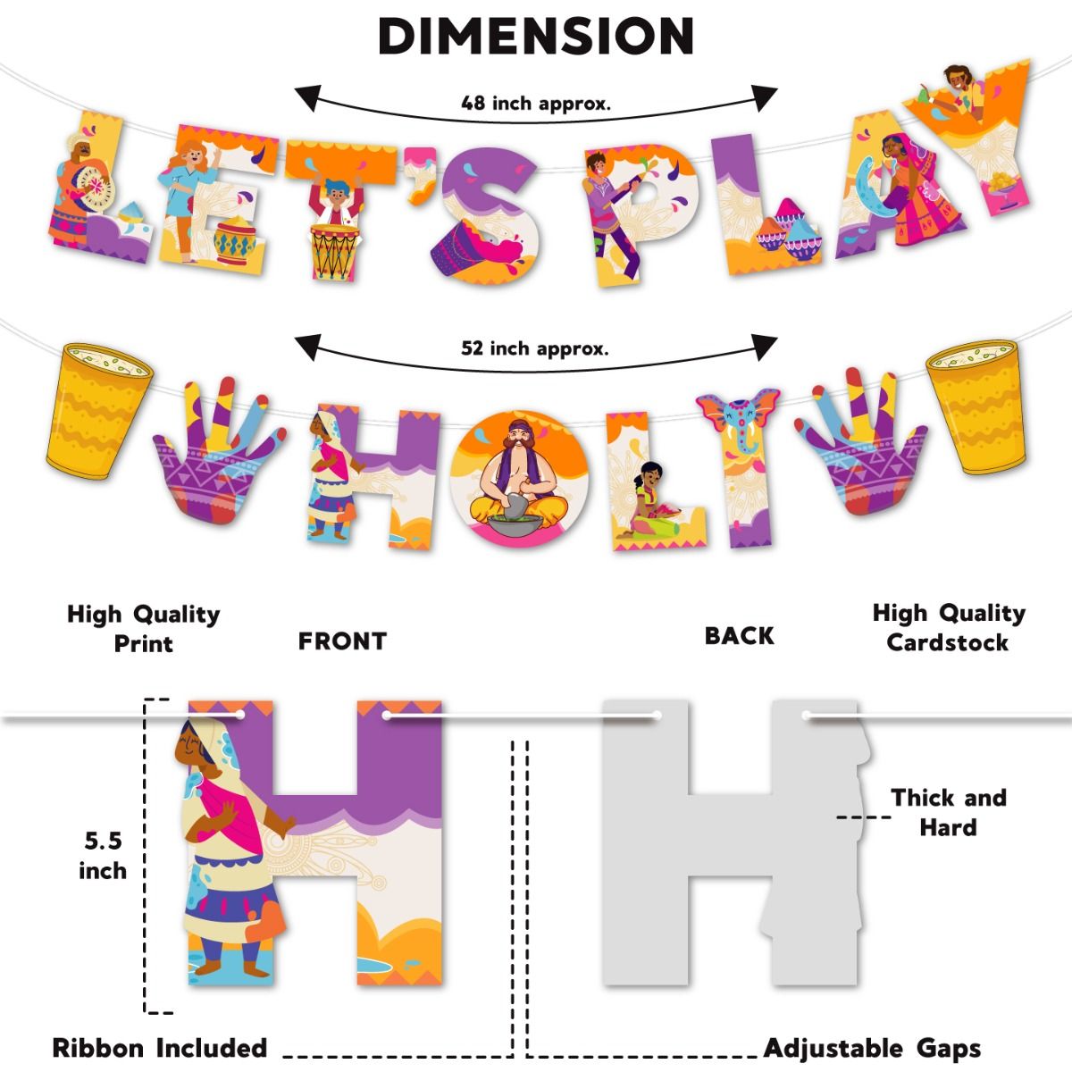 Let's Play Holi Banner 2