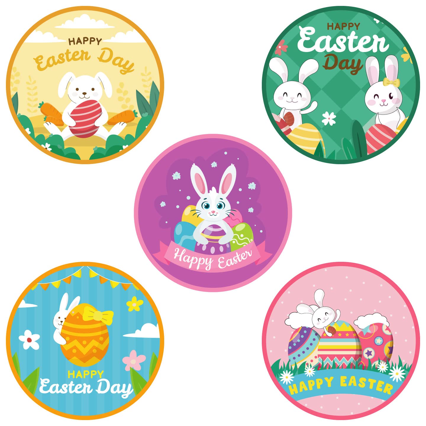 Happy Easter Stickers