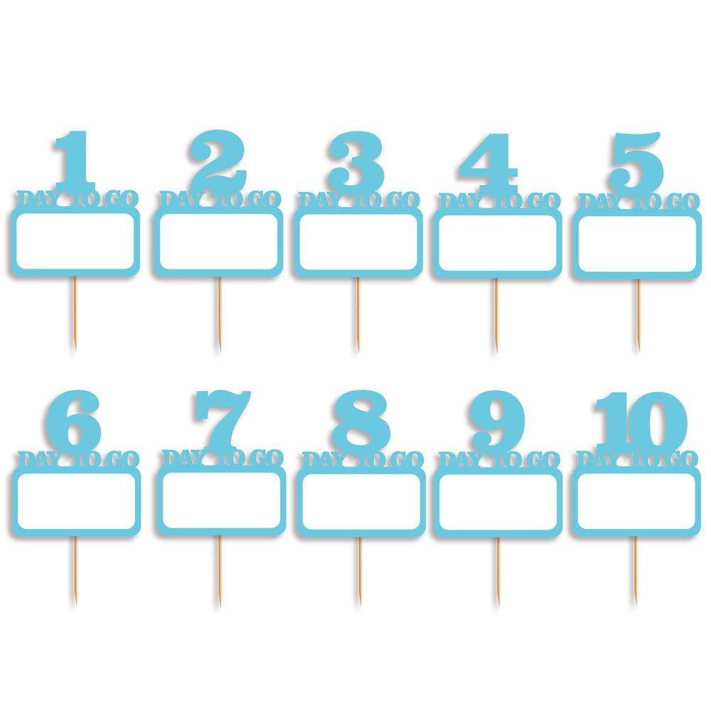 Rectangle Shaped Countdown Props