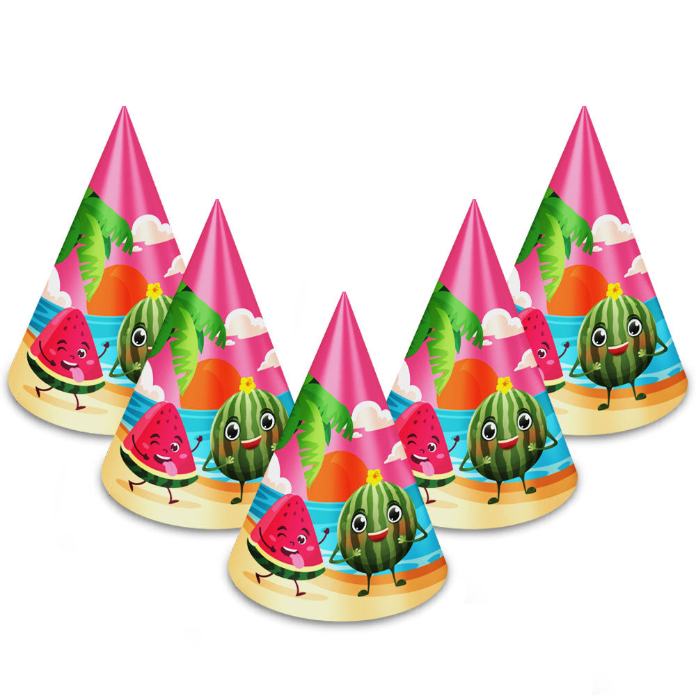 Watermelon Theme Cone Hats