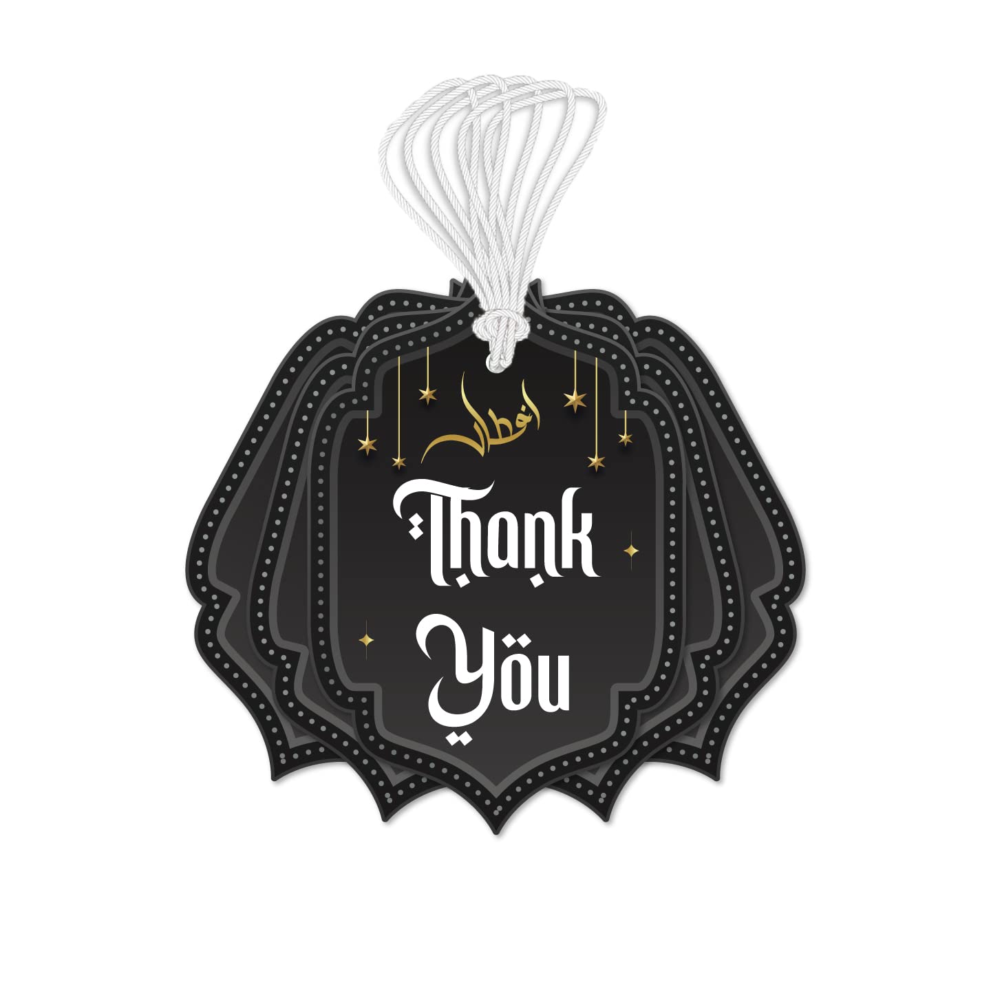 Thank You Tags for Ramadan/Eid (Black 1)
