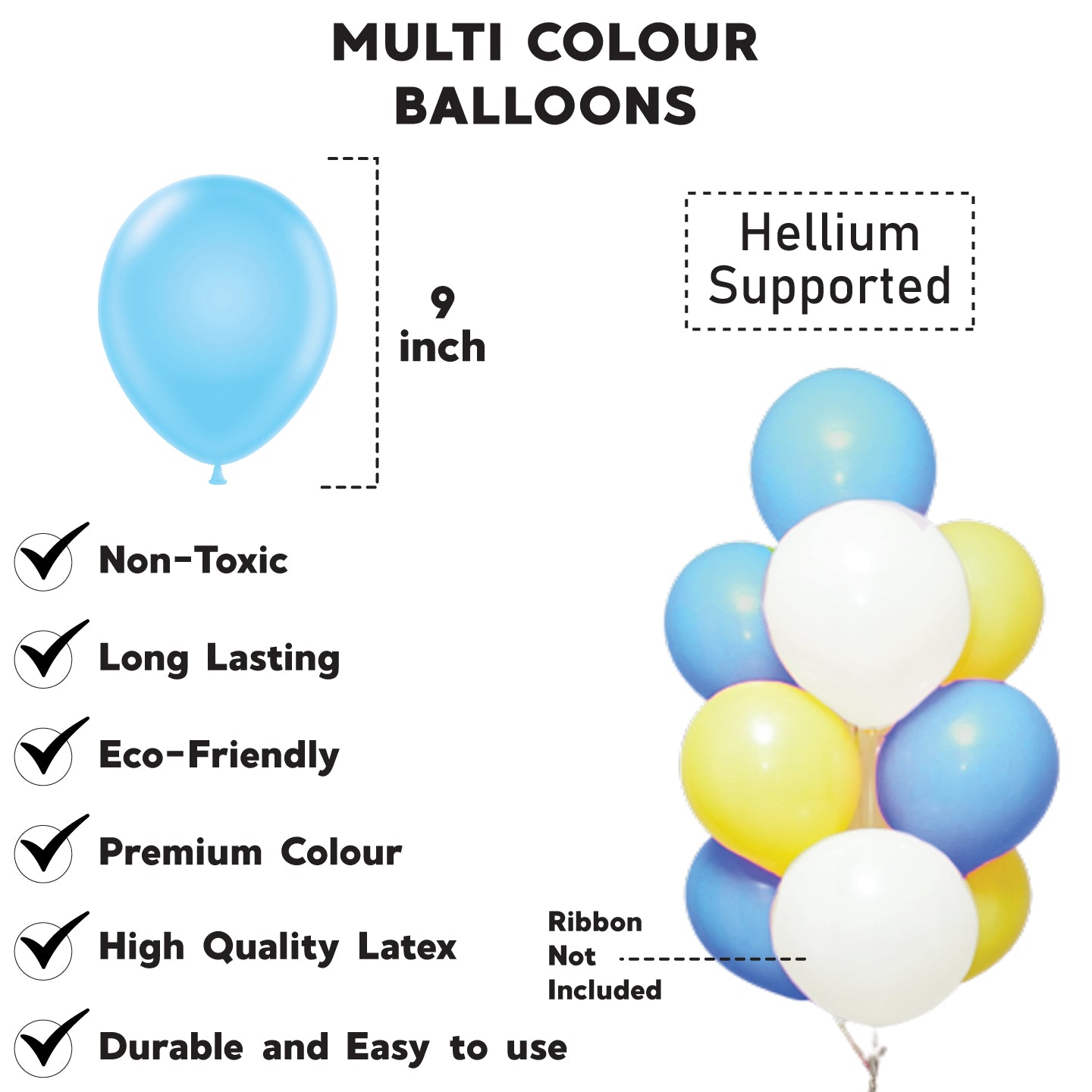 Balloons For Naming Ceremony (Blue)