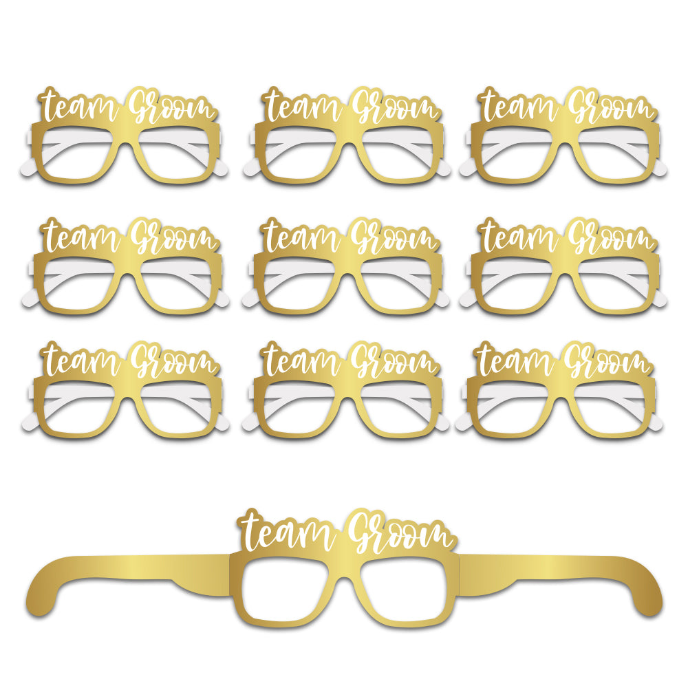 Team Groom Party Glasses