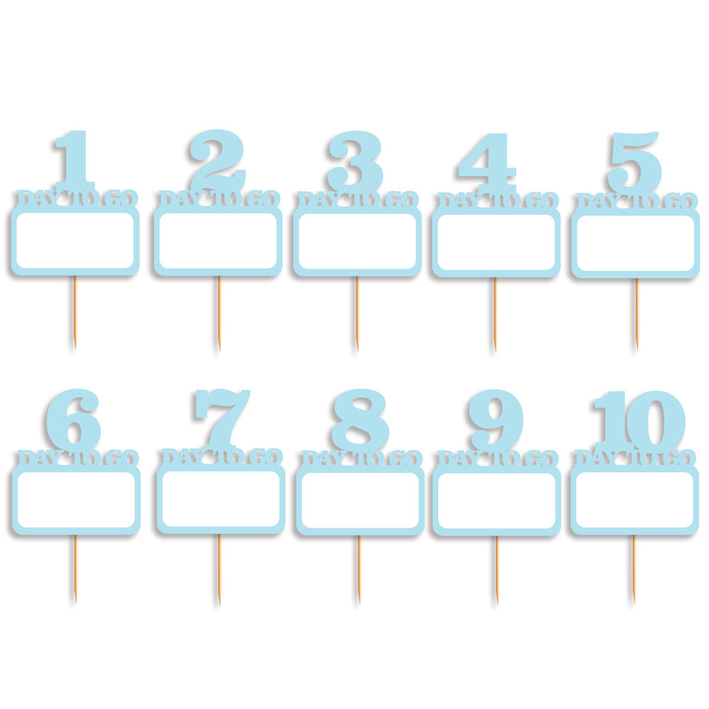 Rectangle Shaped Countdown Props