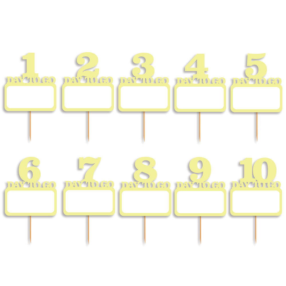 Rectangle Shaped Countdown Props – Festiko