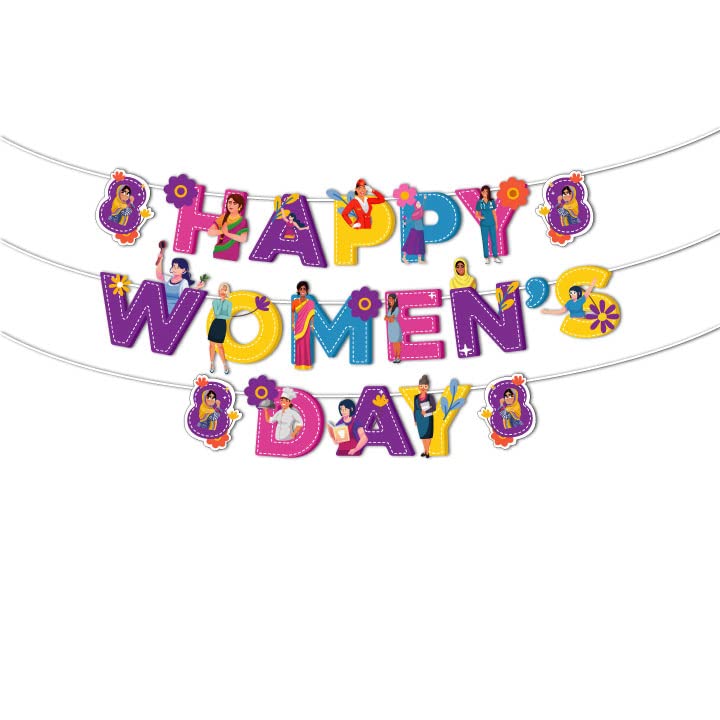 Happy Women's Day Banner