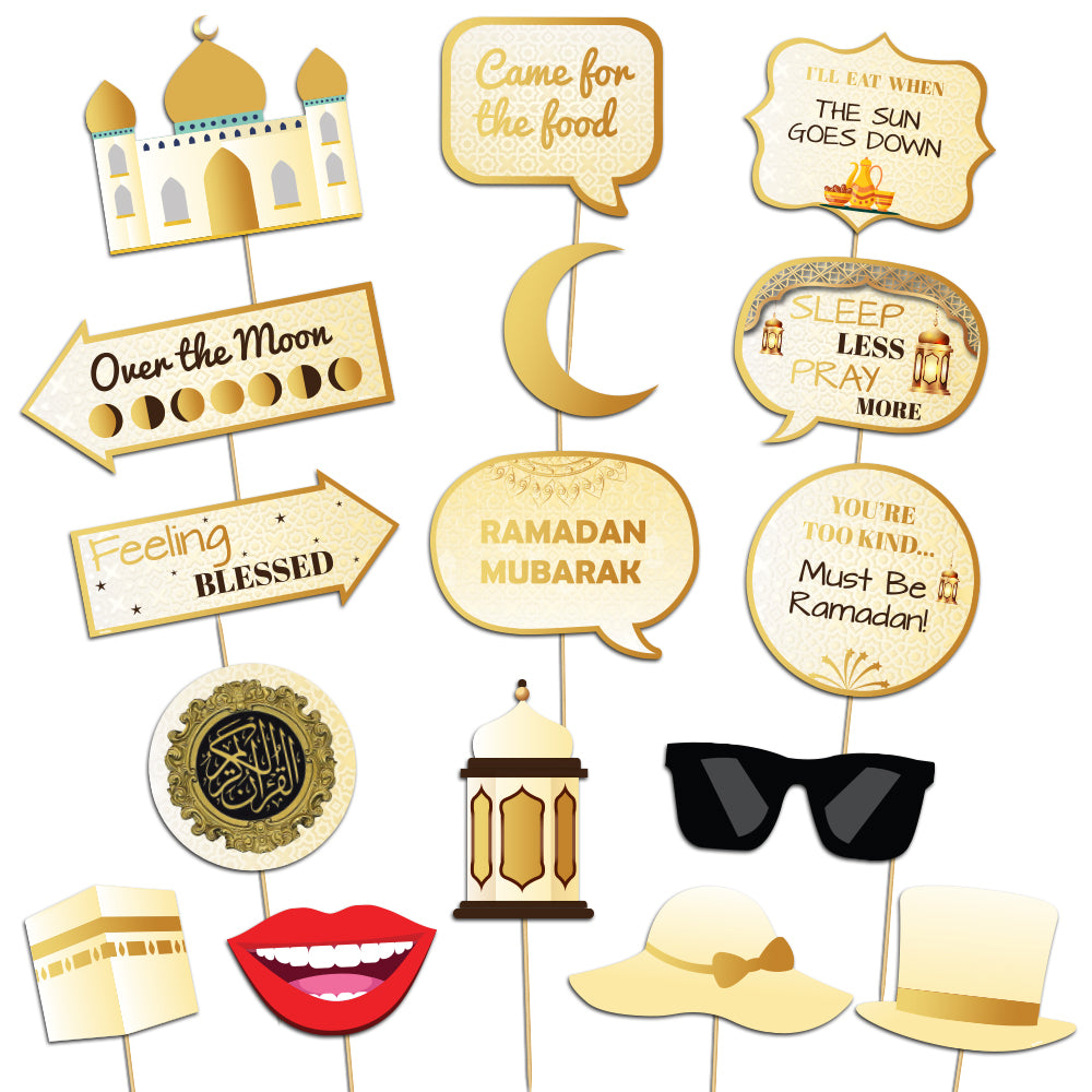 Ramadan Mubarak Photobooth Props