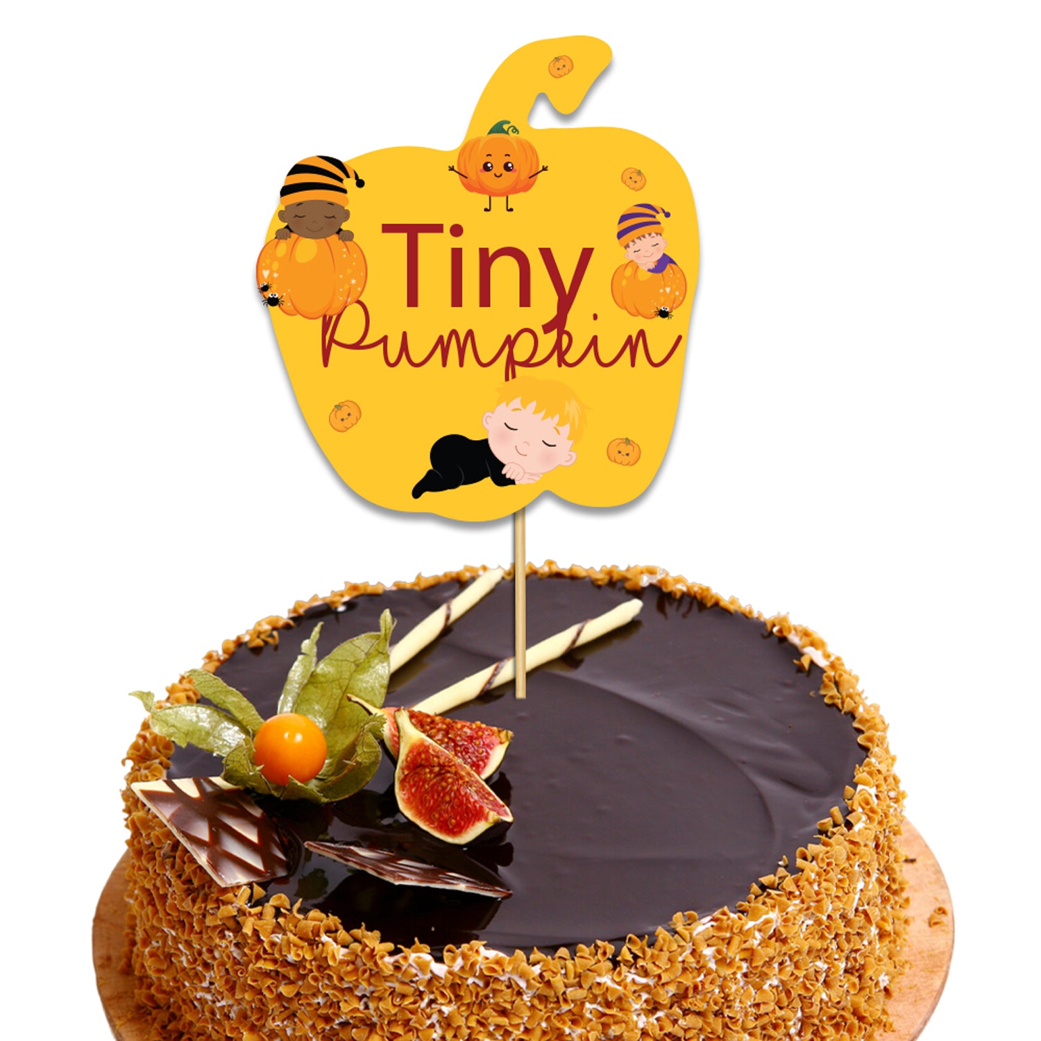 Pumpkin Theme Cake Topper