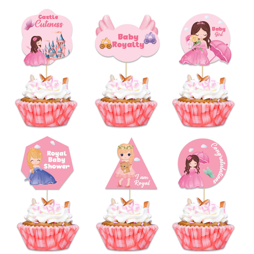 Princess Theme Cupcake Toppers