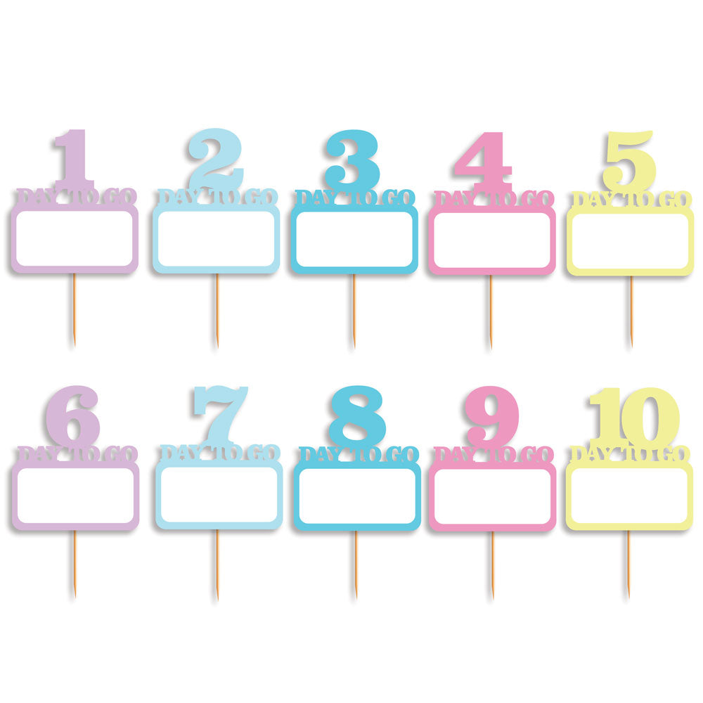 Rectangle Shaped Countdown Props