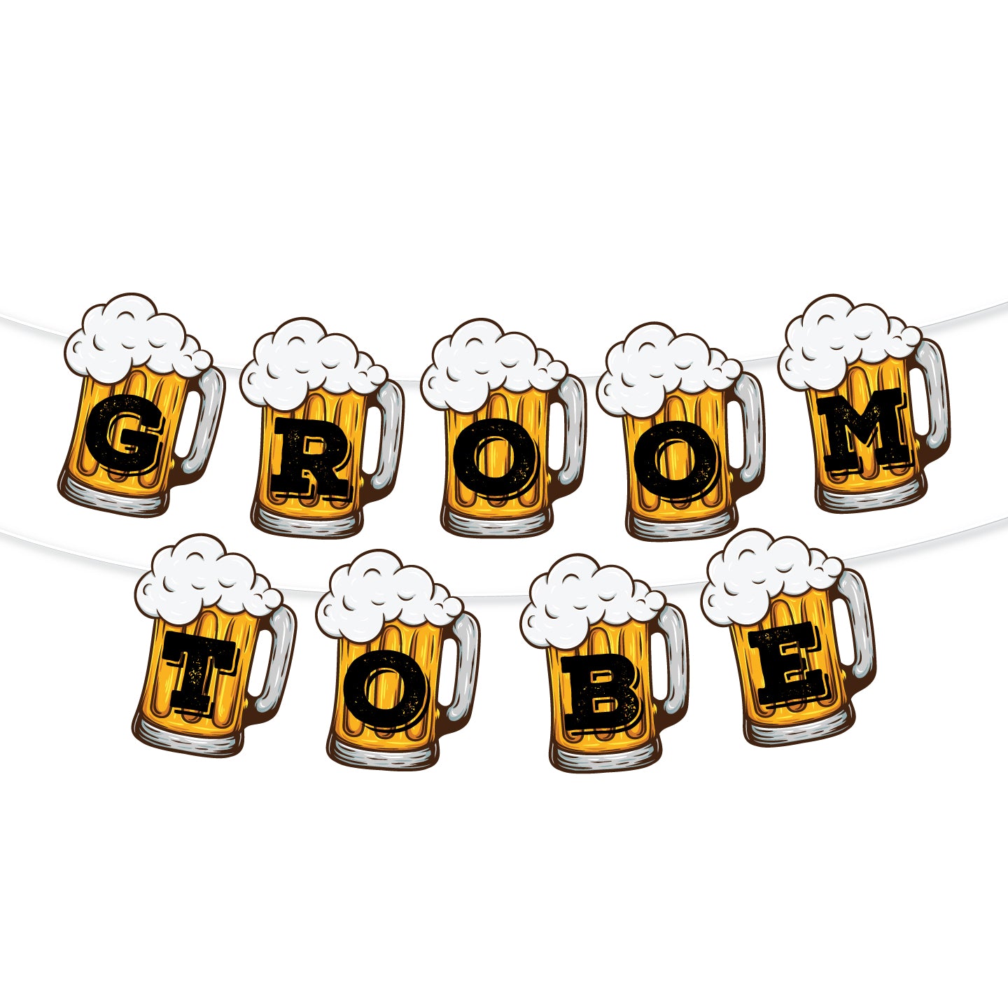 Beer Theme Groom To Be Banner