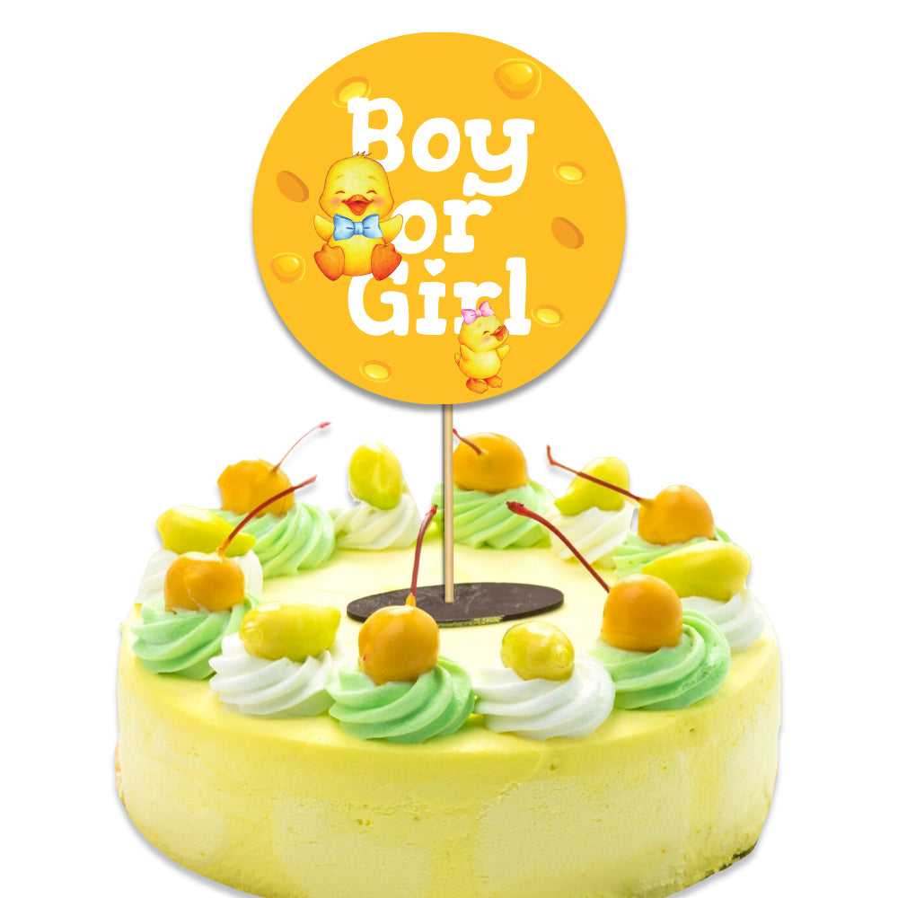 Quack Theme Cake Topper