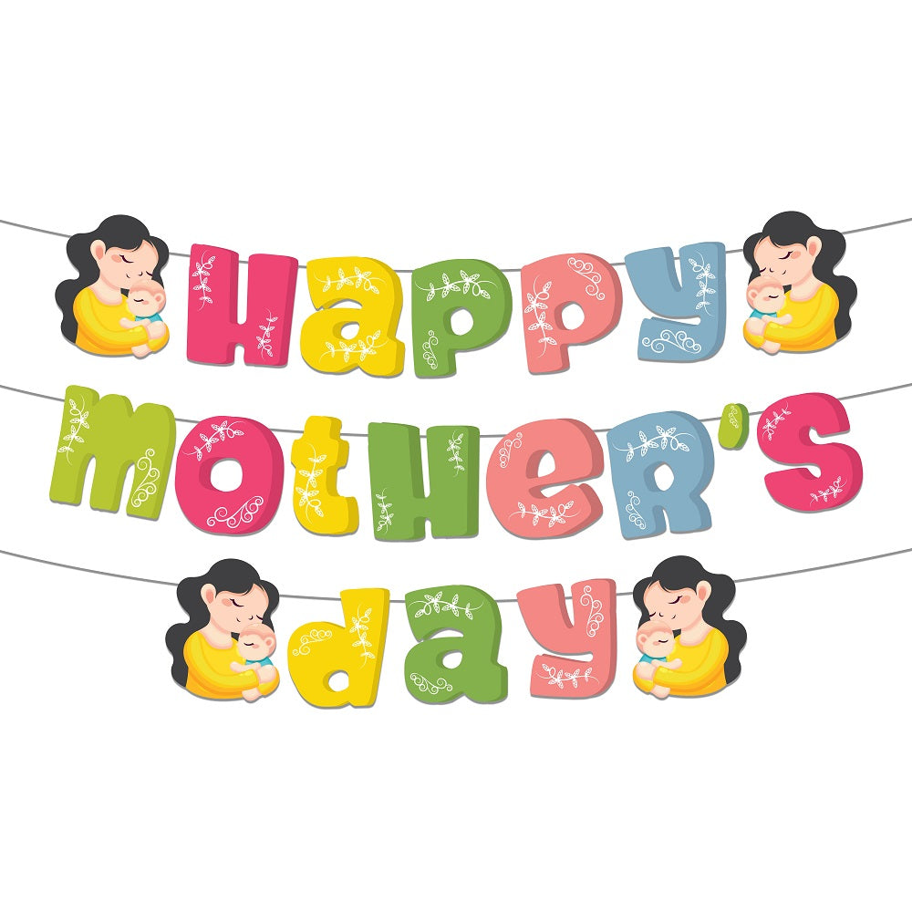Minimal Happy Mother's Day Banner