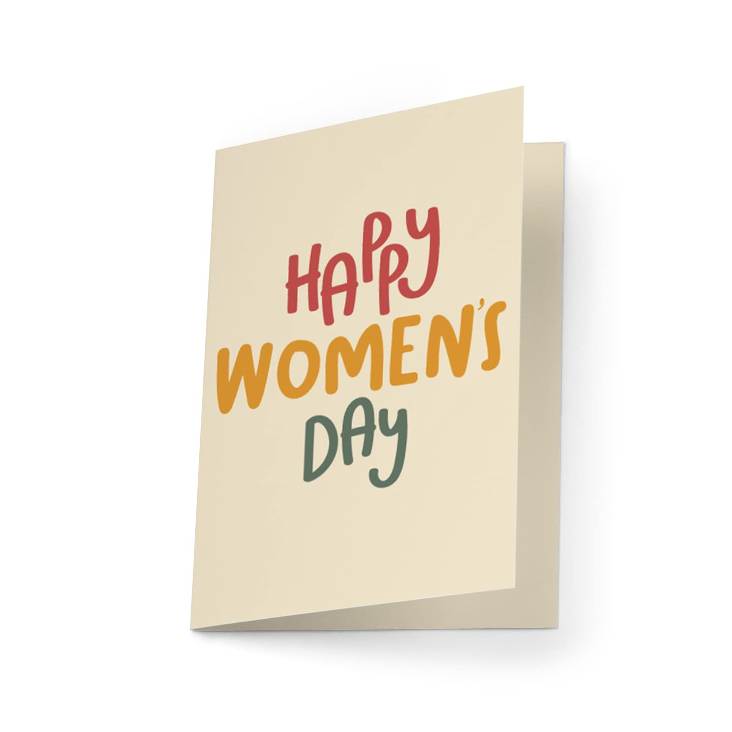 Happy Women's Day Card (Ivory)