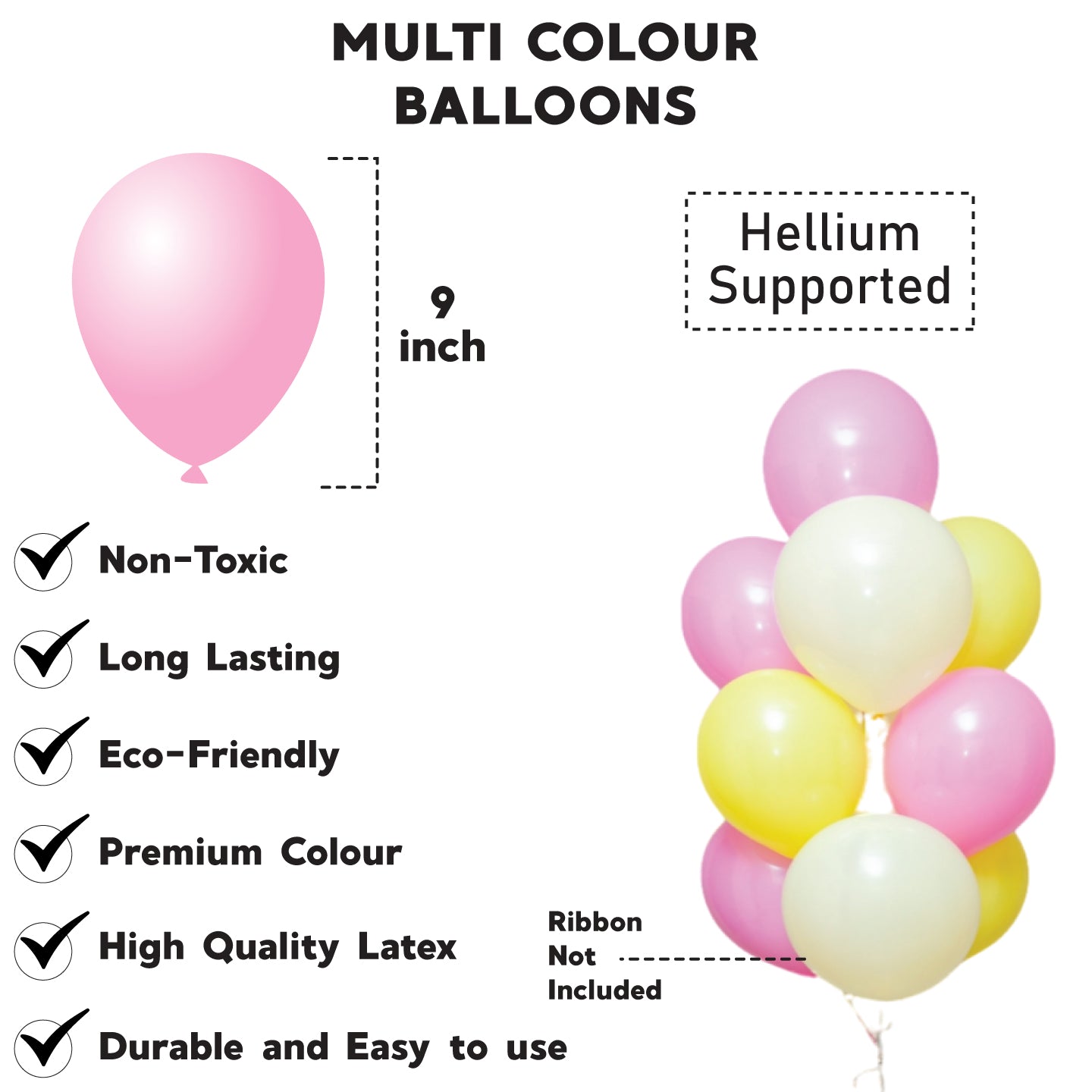 Balloons For Naming Ceremony (Pink)