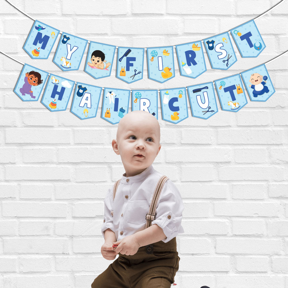 Boy's First Haircut/Mundan Banner