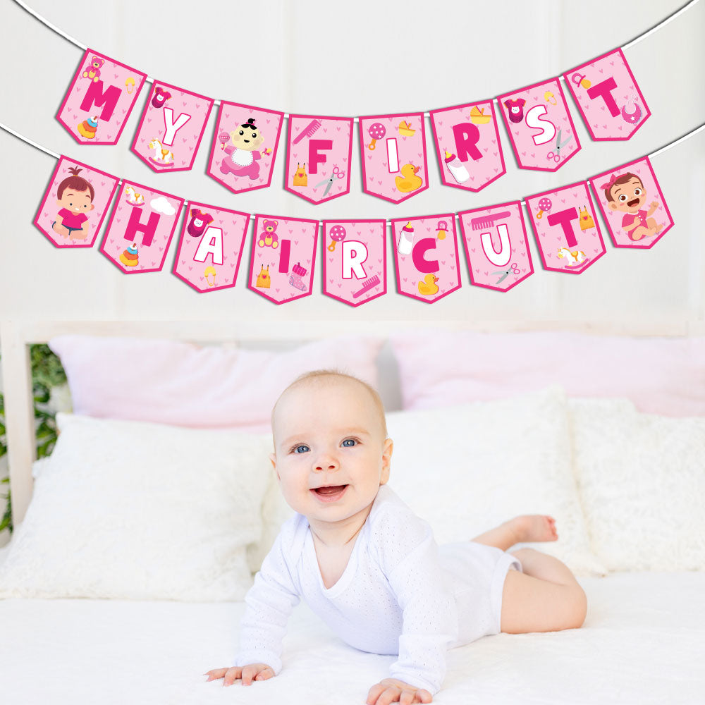 Girl's First Haircut/Mundan Banner