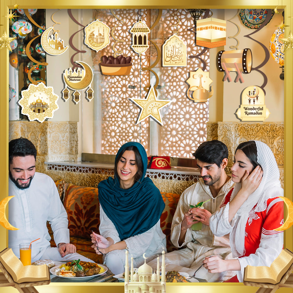 Hanging Swirls Decoration For Ramadan