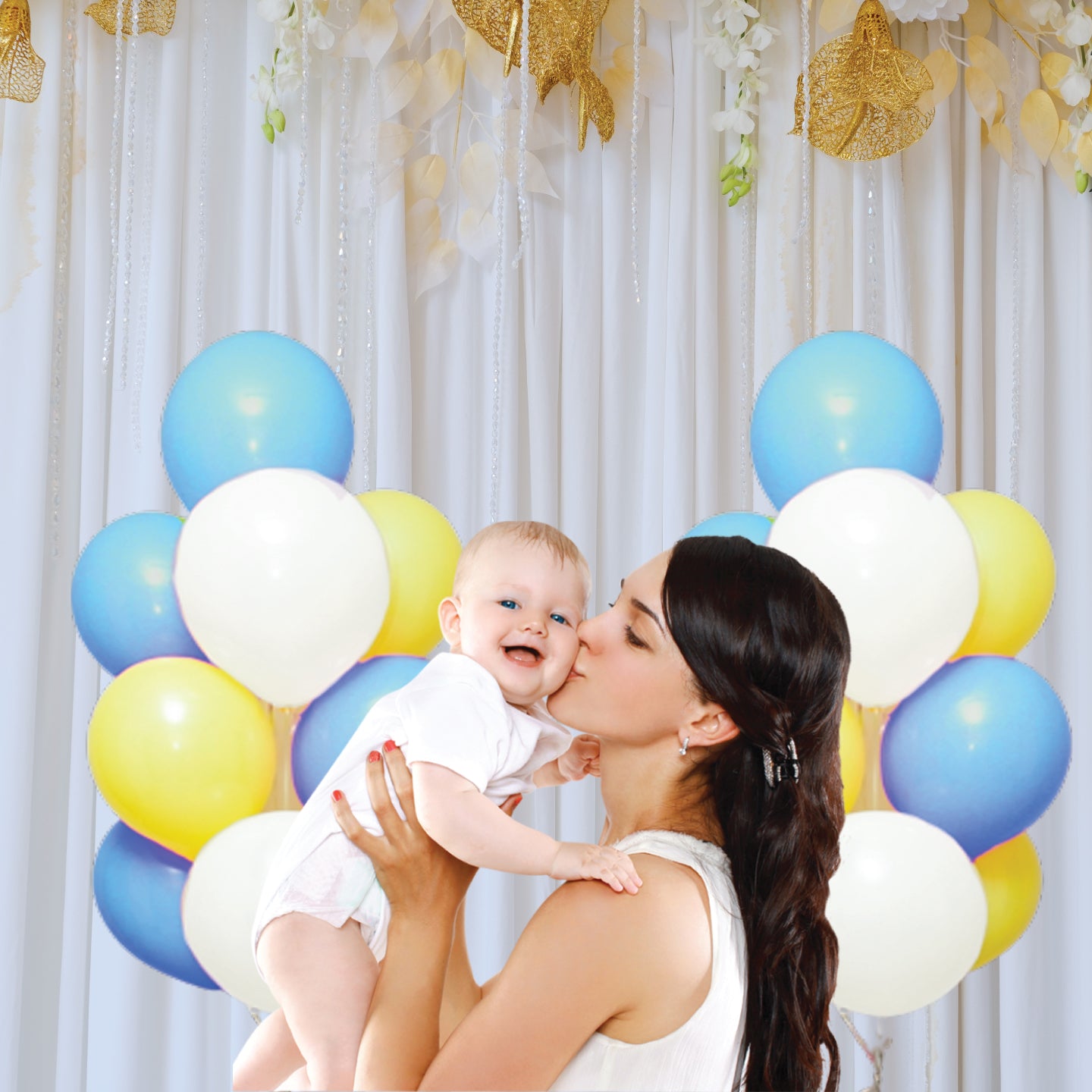 Balloons For Naming Ceremony (Blue)