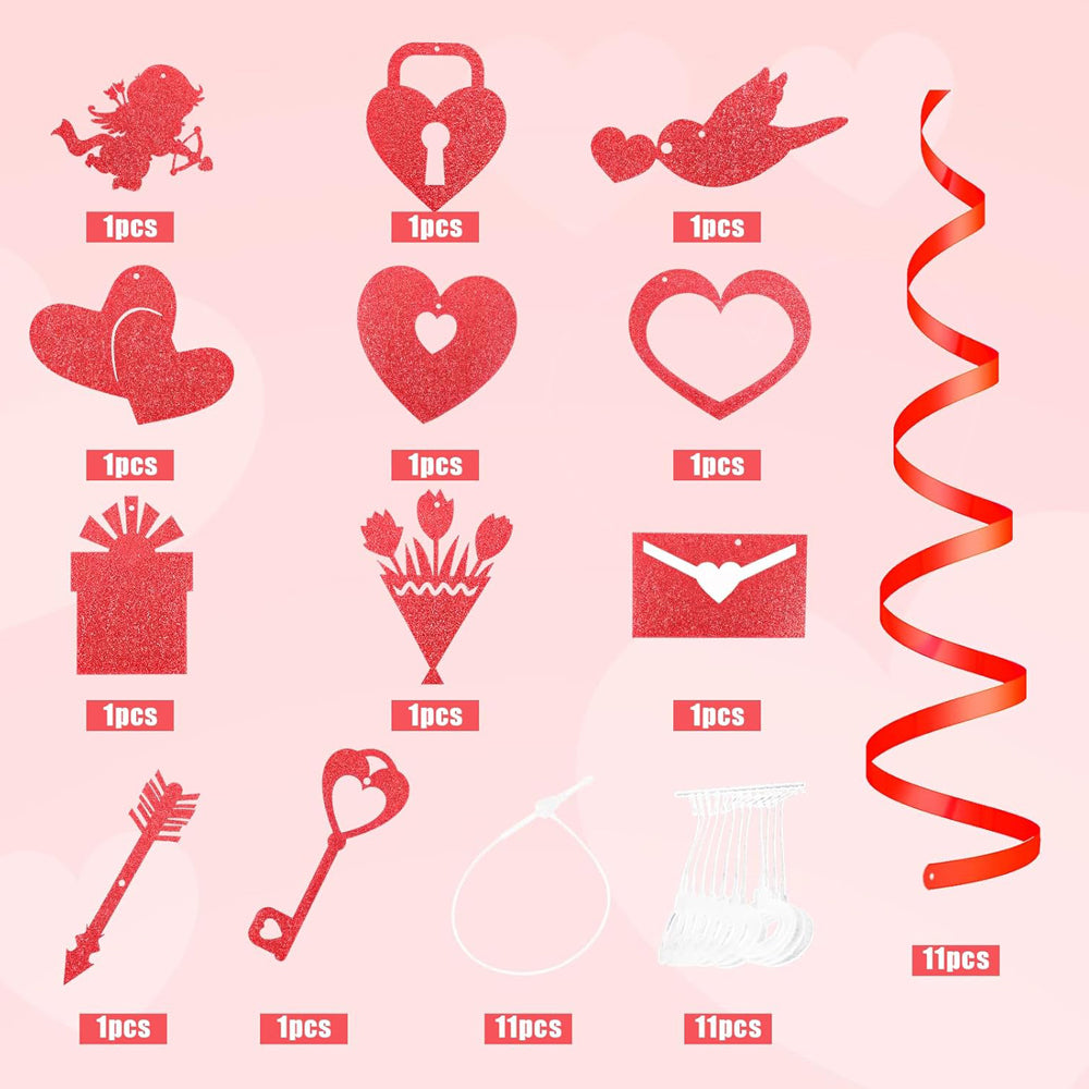 Swirls In Red For Valentine's Day