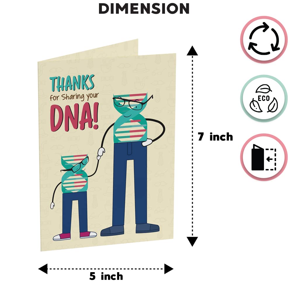 Father's Day DNA Greeting Card