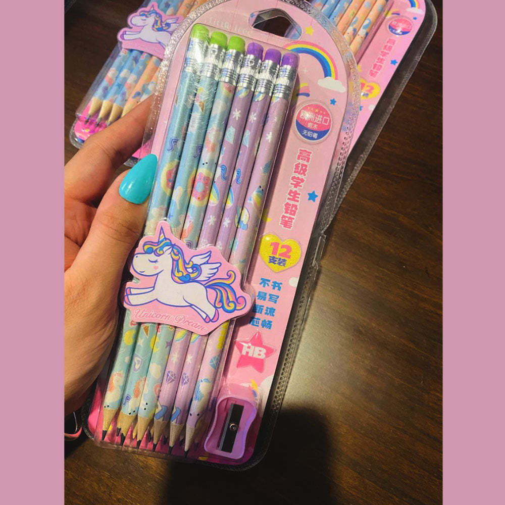 Unicorn Pencil sets -A