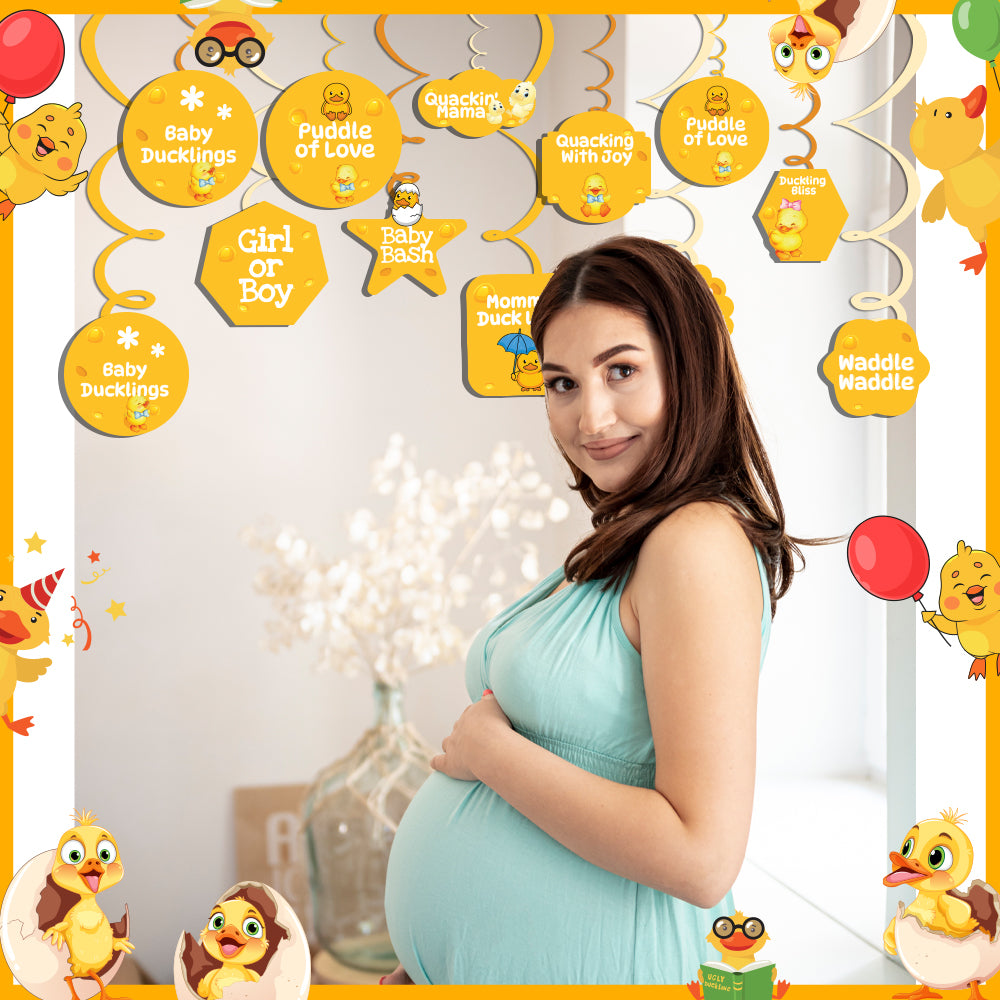 Quack Theme Hanging Swirls