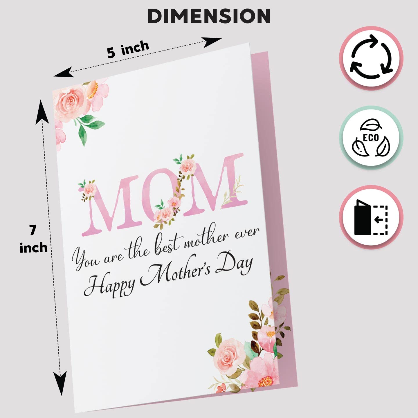Mother's Day Floral Greeting Card