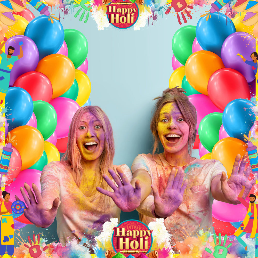 Muticolor Balloons For Holi