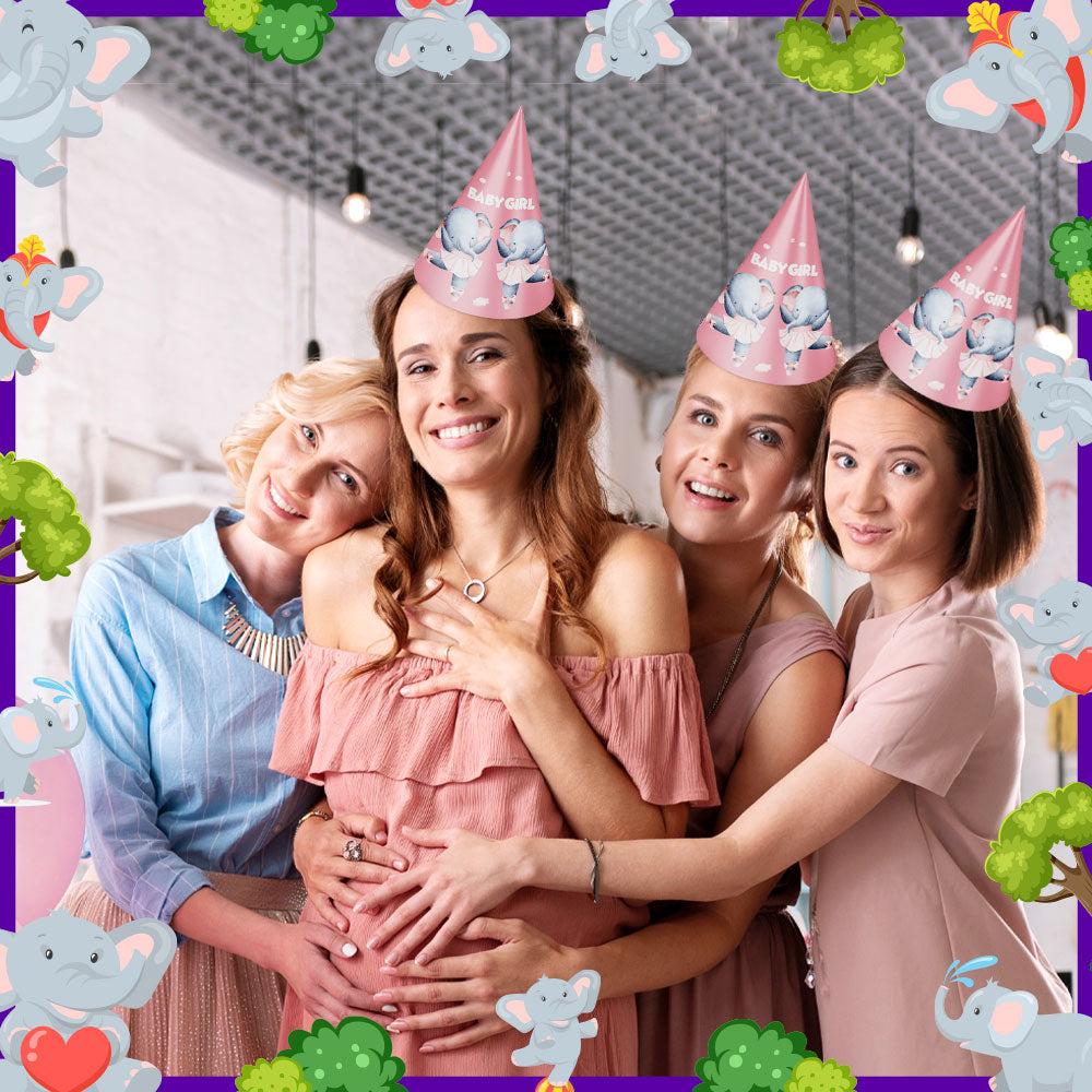 Baby Trunk Theme Cone Hats