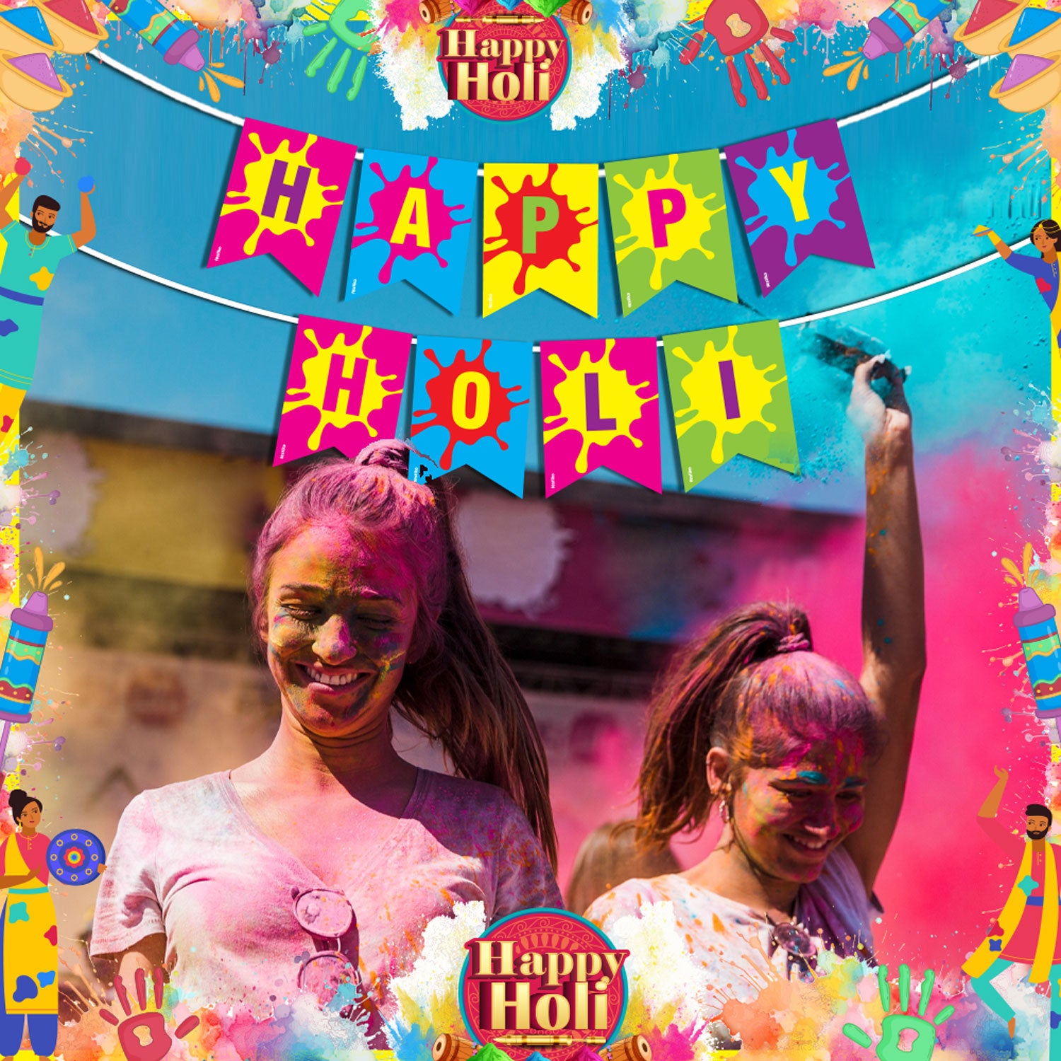 Happy Holi Banner 4