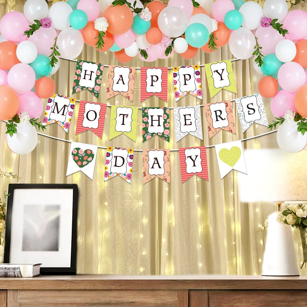 Happy Mother's day Floral Banner