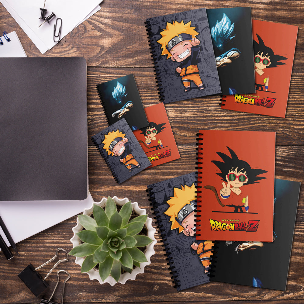 Anime Theme Spiral Notebooks