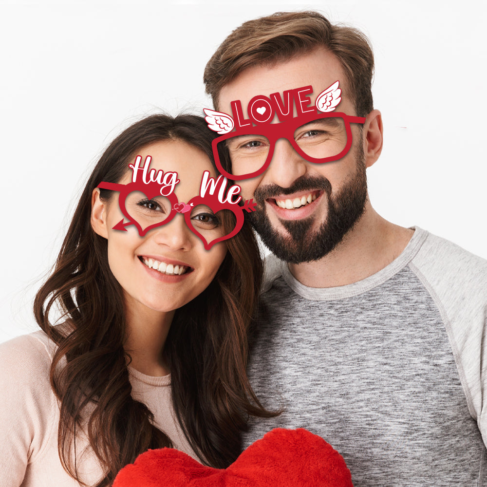 Paper Goggles For Valentine's Day