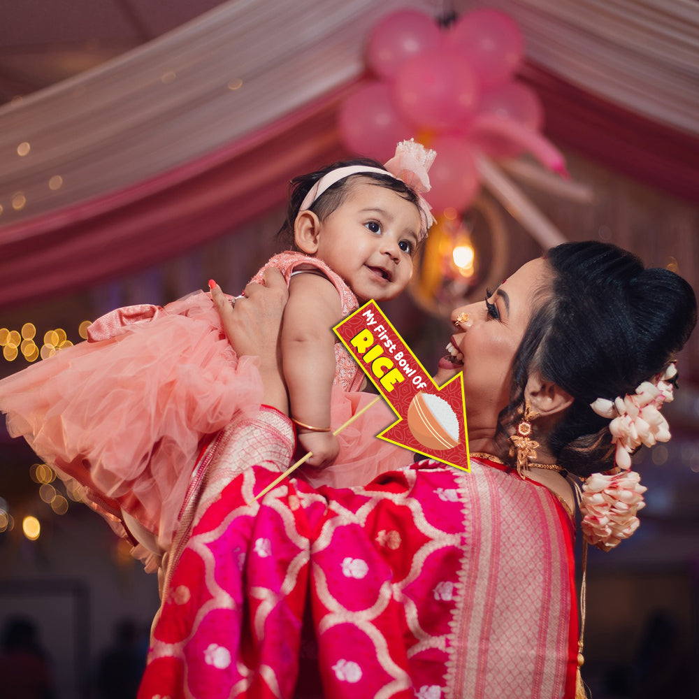 Photobooth Props For Annaprashan Ceremony