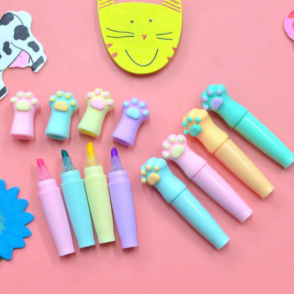 Cute Paw Highlighter Pen
