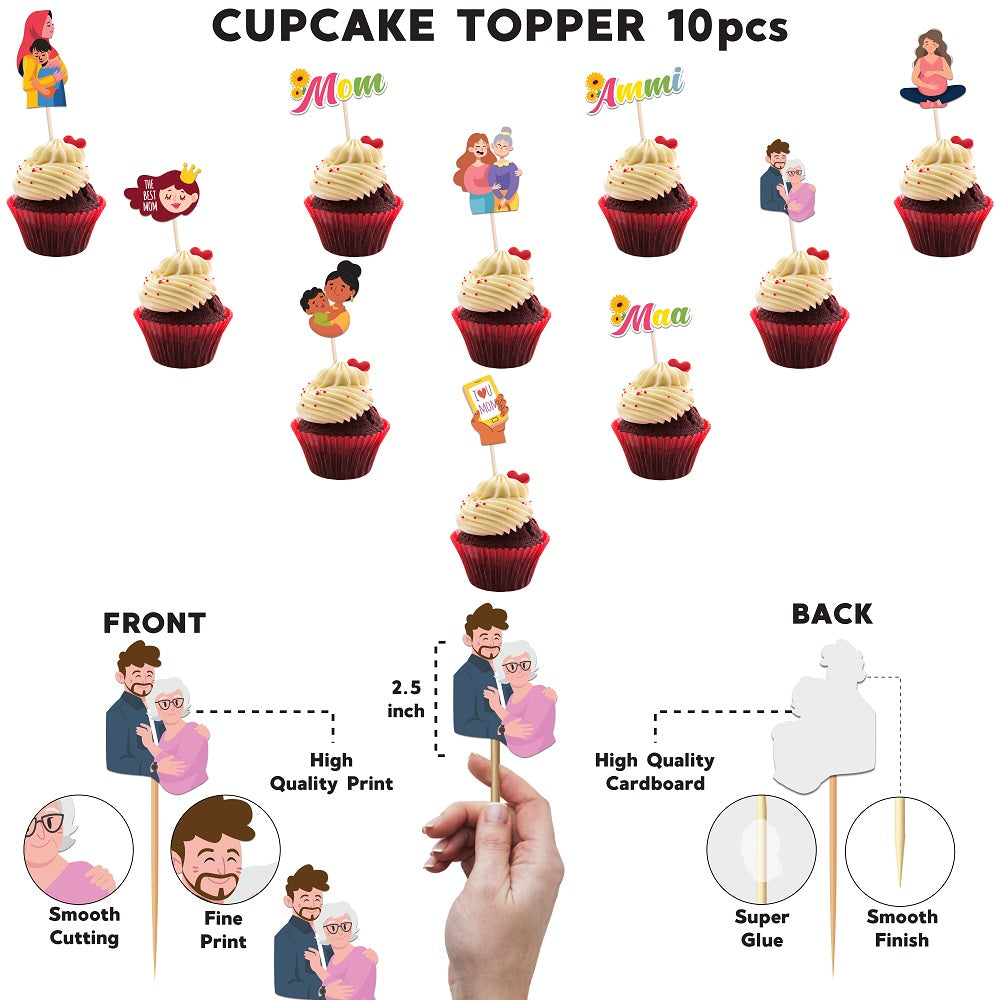 Cupcake Toppers For Mother's Day