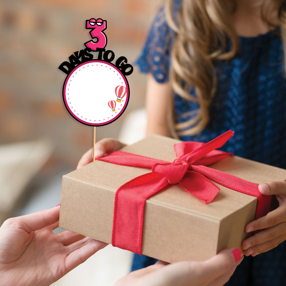 Cute Cartoon Countdown Props of 1-10 Days To Go