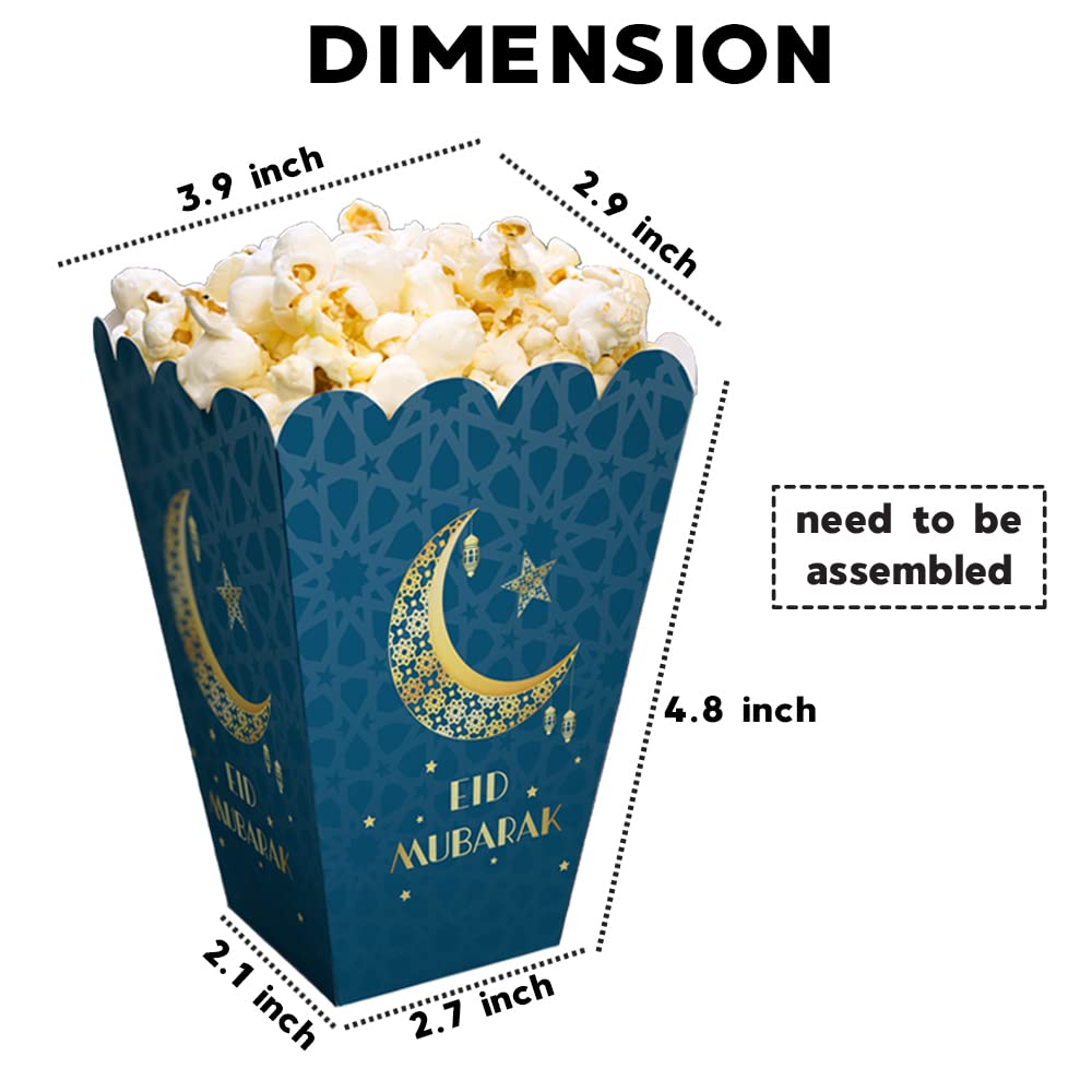 Snacks/Popcorn Boxes For Eid (Blue)