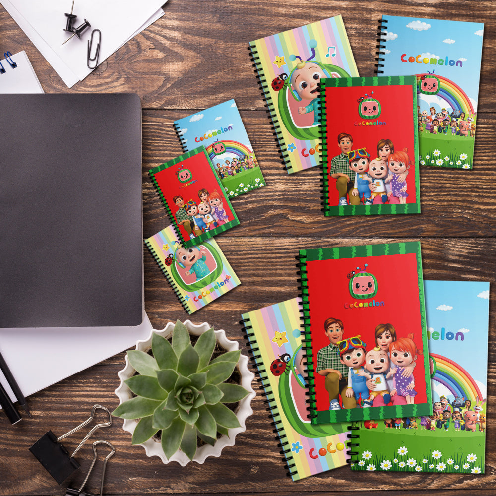 Coccomelon Theme Spiral Notebooks