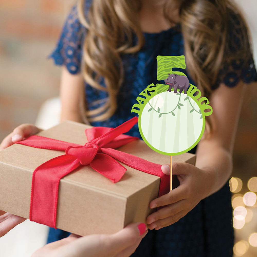 Jungle Safari Theme Countdown Props