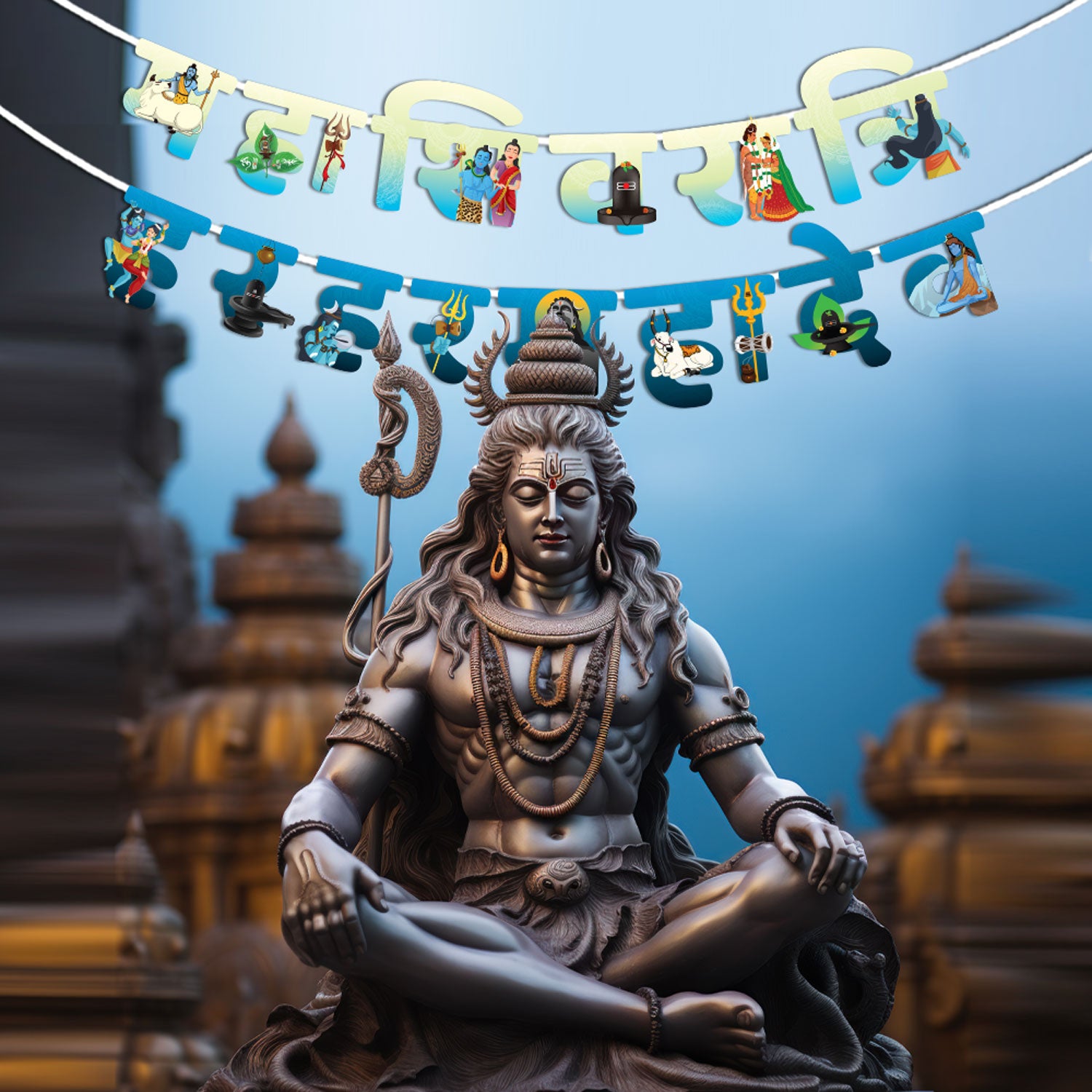 Mahashivratri Har Har Mahadev Banner